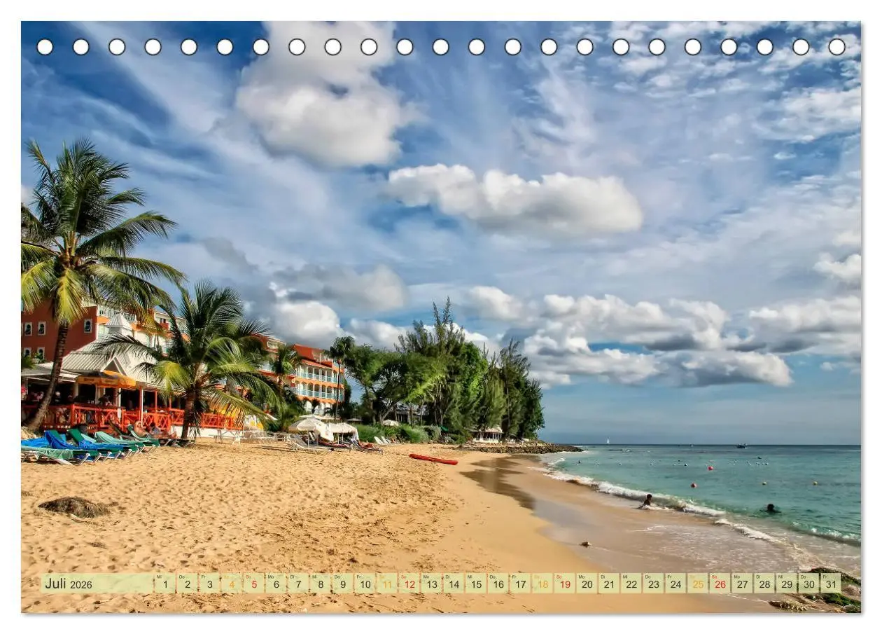 Bild: 9783457906781 | Die kleinen Antillen - Barbados (Tischkalender 2026 DIN A5 quer),...