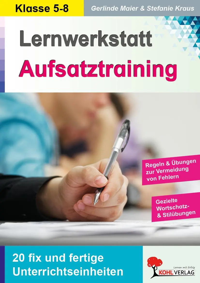 Cover: 9783866326781 | Lernwerkstatt Aufsatztraining | Gerlinde Maier | Broschüre | 48 S. Cover: 9783866326781 | Lernwerkstatt Aufsatztraining | Gerlinde Maier | Broschüre | 48 S.