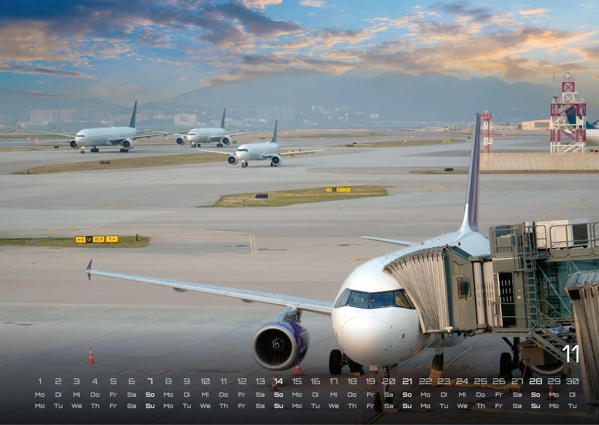 Bild: 9783986736781 | Planes - Über den Wolken - Flugzeuge - 2027 - Kalender DIN A3 | de