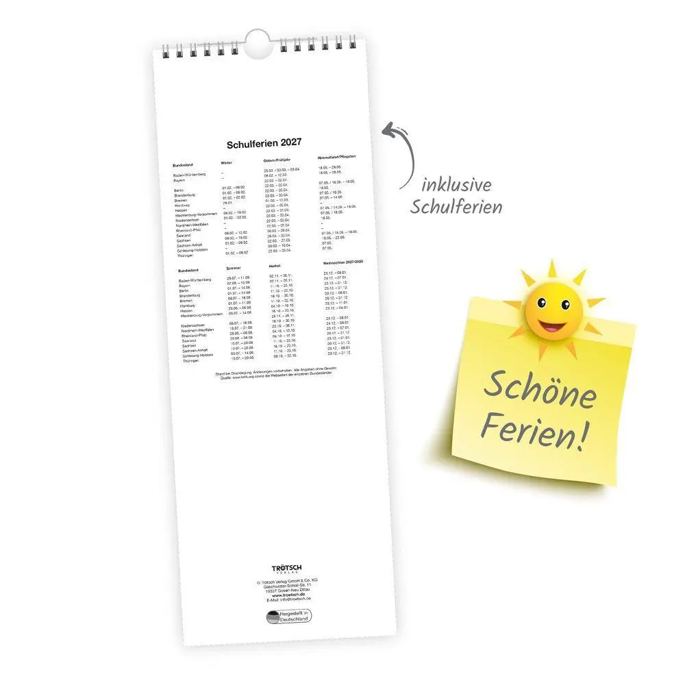 Bild: 9783988026781 | TRÖTSCH - Maxi-Streifenkalender Großvaters Gartenplaner 2027 | KG