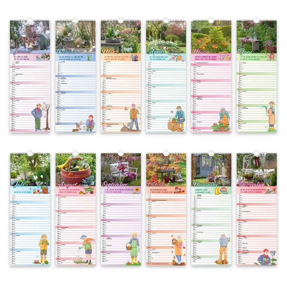 Bild: 9783988026781 | TRÖTSCH - Maxi-Streifenkalender Großvaters Gartenplaner 2027 | KG