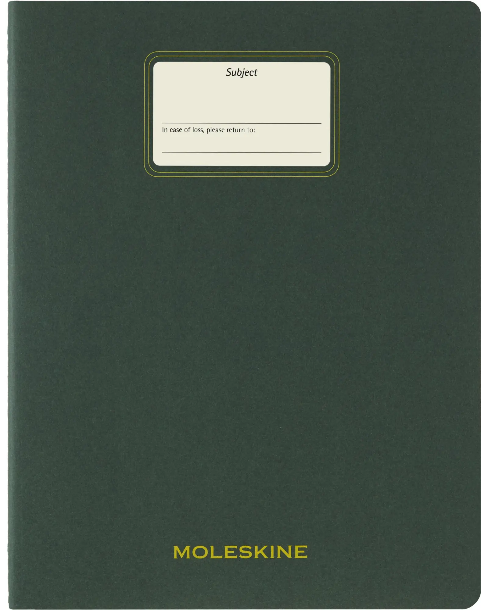 Bild: 8056999276881 | Moleskine Student Cahier, XXL, liniert, Kartoneinband, Myrtengrün