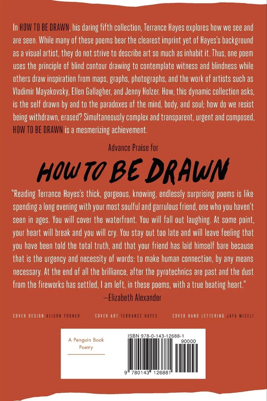 Rückseite: 9780143126881 | How to Be Drawn | Terrance Hayes | Taschenbuch | Englisch | 2015