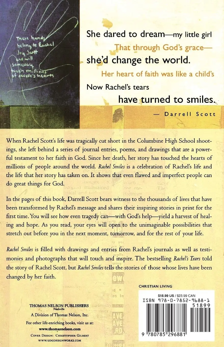 Rückseite: 9780785296881 | Rachel Smiles | The Spiritual Legacy of Columbine Martyr Rachel Scott