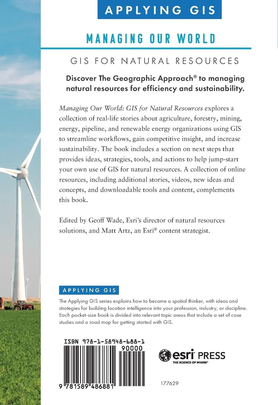 Rückseite: 9781589486881 | Managing Our World | GIS for Natural Resources | Geoff Wade (u. a.)