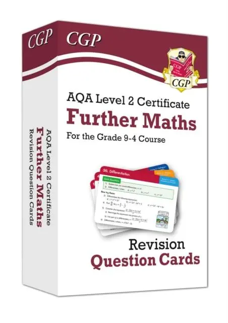 Cover: 9781789086881 | AQA Level 2 Certificate: Further Maths - Revision Question Cards