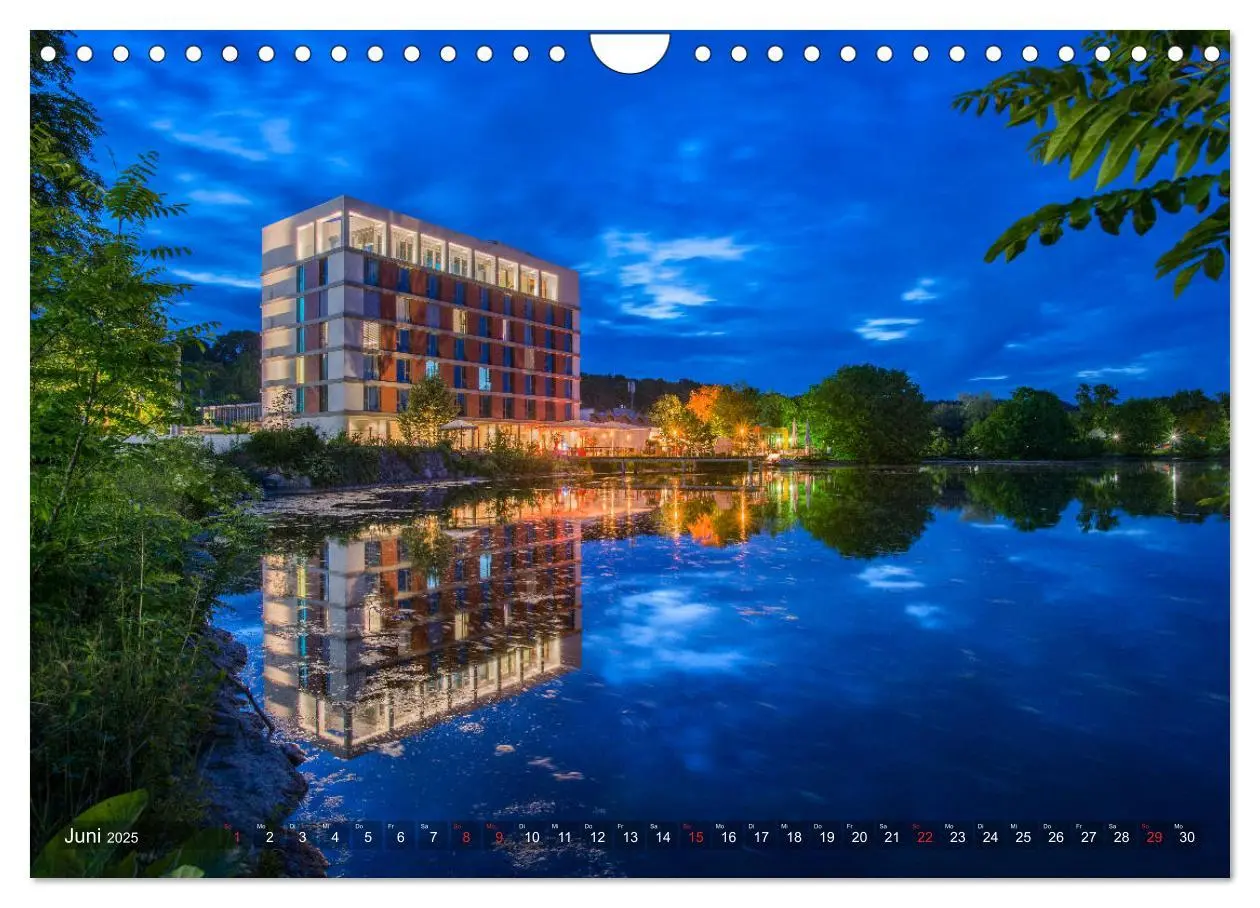 Bild: 9783435286881 | Ulm für Nachtspatzen (Wandkalender 2025 DIN A4 quer), CALVENDO...