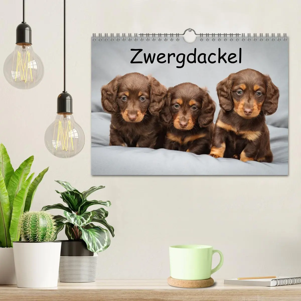 Bild: 9783457376881 | Zwergdackel von Kadi (Wandkalender 2026 DIN A4 quer), CALVENDO...