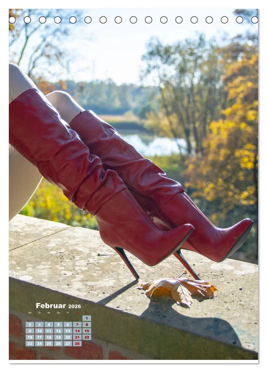 Bild: 9783516396881 | Stiefel und High Heels im Herbst (Tischkalender 2026 DIN A5 hoch),...