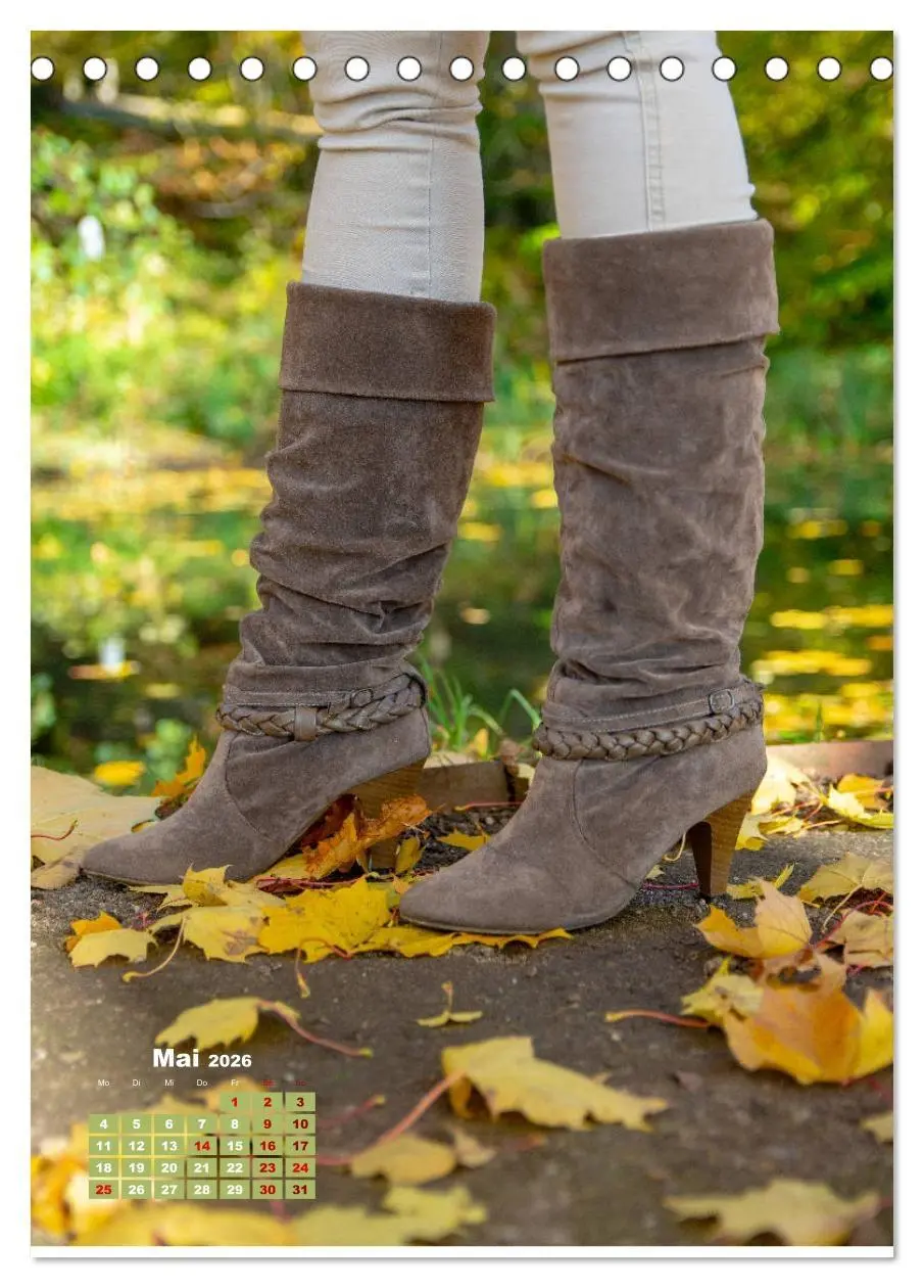 Bild: 9783516396881 | Stiefel und High Heels im Herbst (Tischkalender 2026 DIN A5 hoch),...