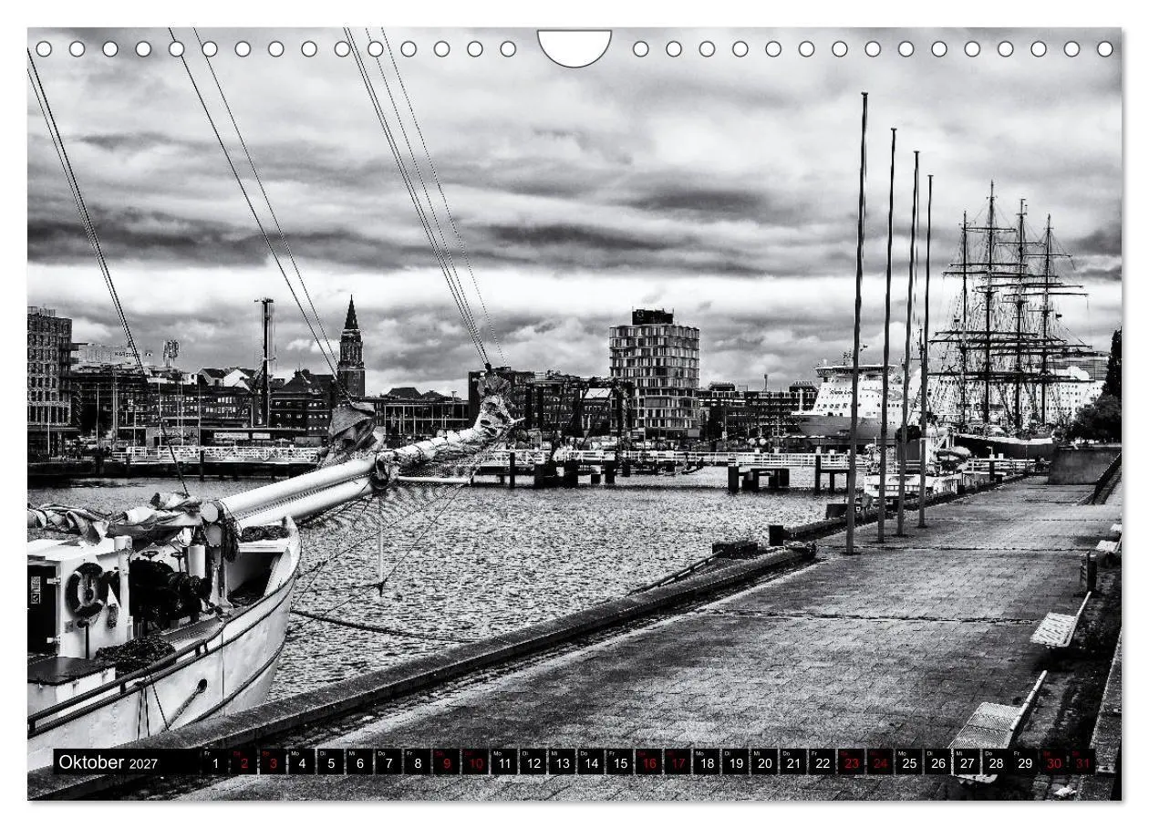 Bild: 9783569866881 | Ein Blick auf Kiel (Wandkalender 2027 DIN A4 quer), CALVENDO...