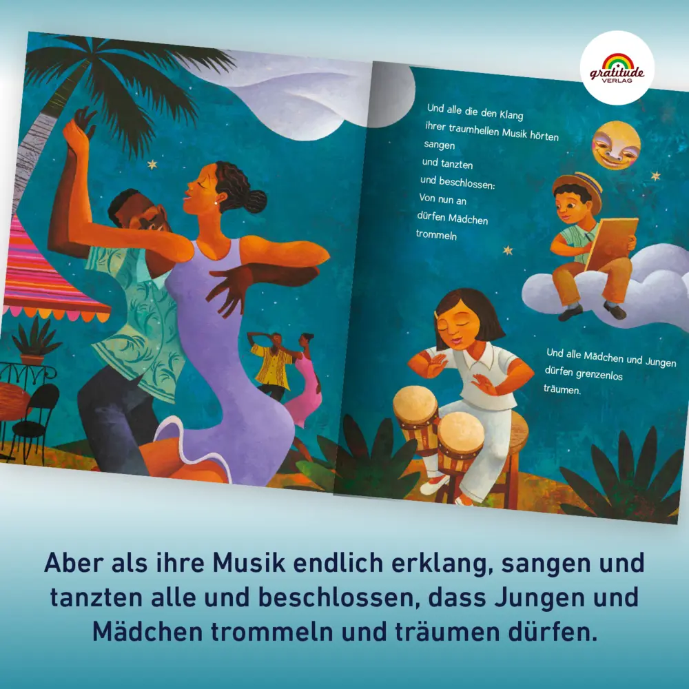 Rückseite: 9783982076881 | Trommeltraumgirl | Margarita Engle | Buch | 48 S. | Deutsch | 2023