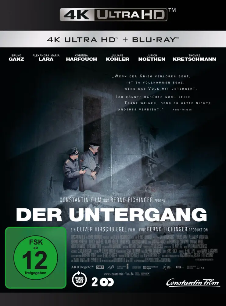 Der Untergang, 1 4K UHD-Blu-ray + 1 Blu-ray