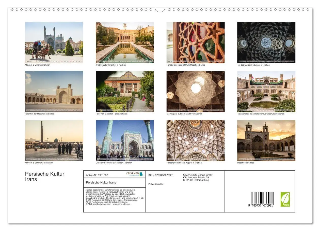 Bild: 9783457676981 | Persische Kultur Irans (hochwertiger Premium Wandkalender 2026 DIN...