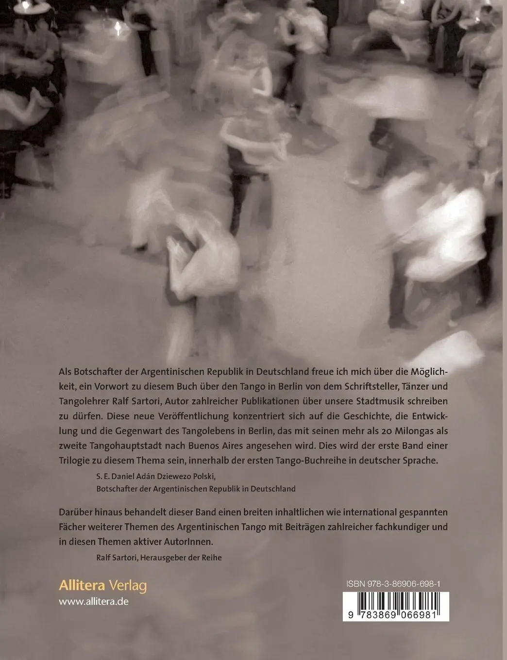 Rückseite: 9783869066981 | Tango Global | Ralf Sartori | Taschenbuch | 188 S. | Deutsch | 2014