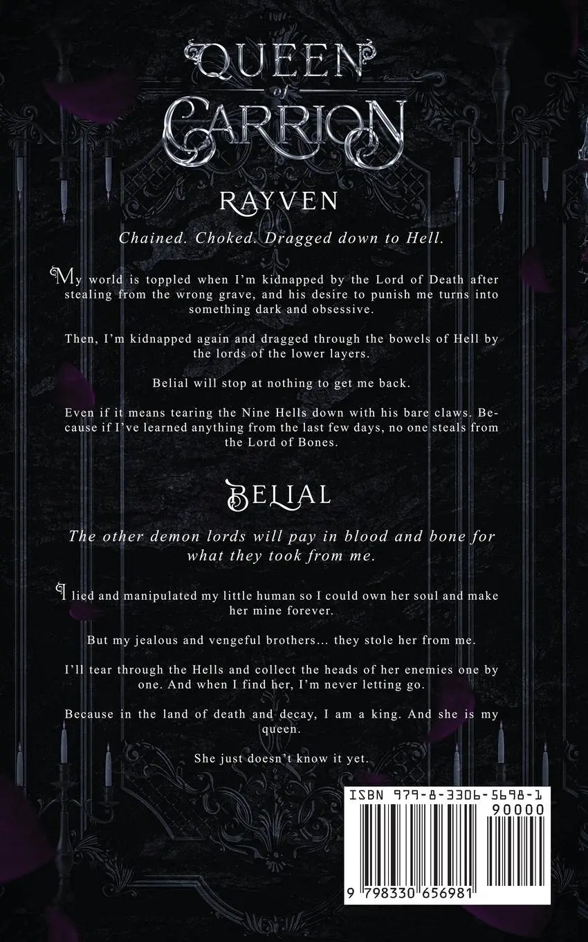 Rückseite: 9798330656981 | Queen of Carrion | A Dark Paranormal Gothic Romance | Pierce (u. a.)