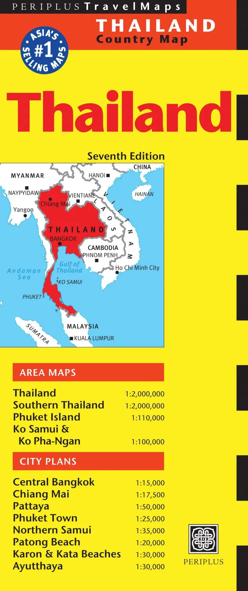 Tuttle Publishing Thailand Travel Map