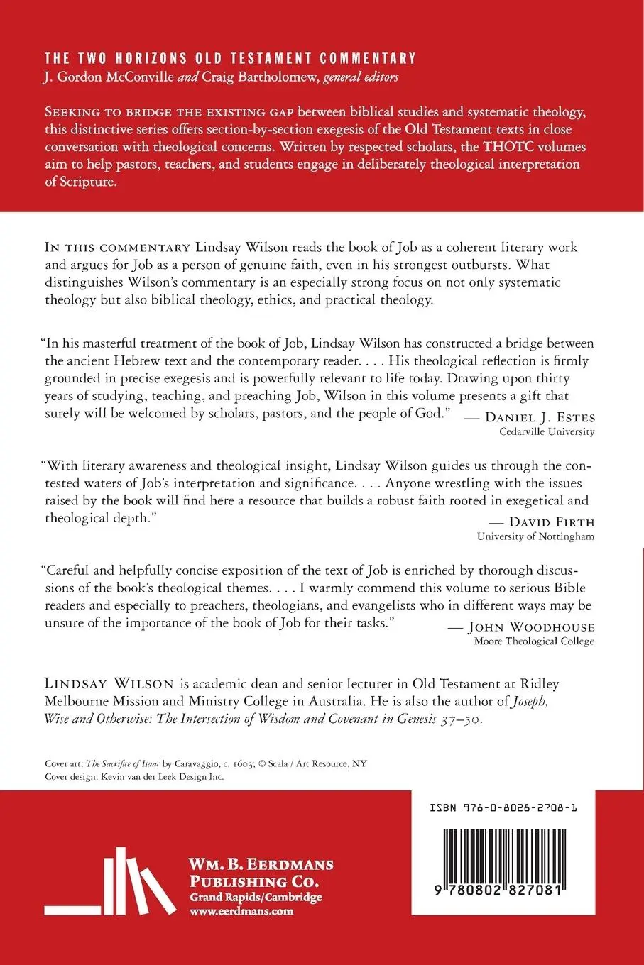 Rückseite: 9780802827081 | Job | Lindsay Wilson | Taschenbuch | Kartoniert / Broschiert | 2015