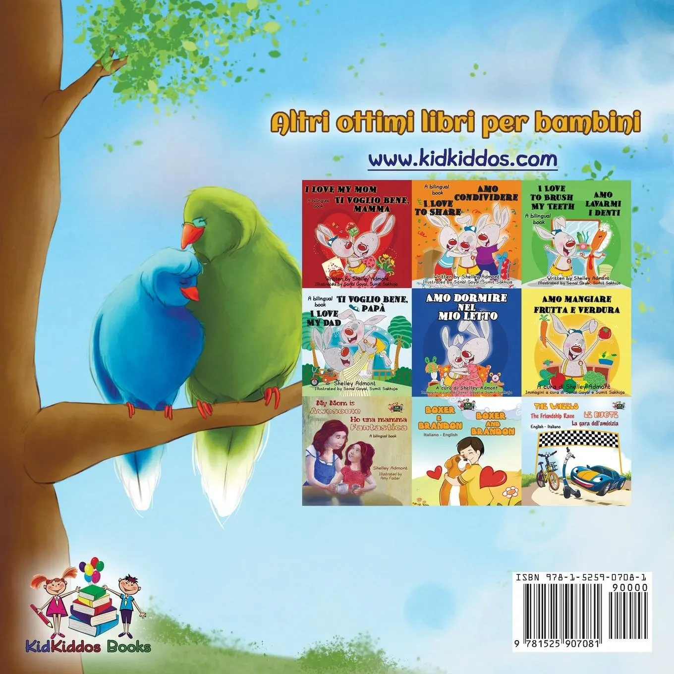 Rückseite: 9781525907081 | Buonanotte tesoro! (Italian Book for Kids) | Shelley Admont (u. a.)