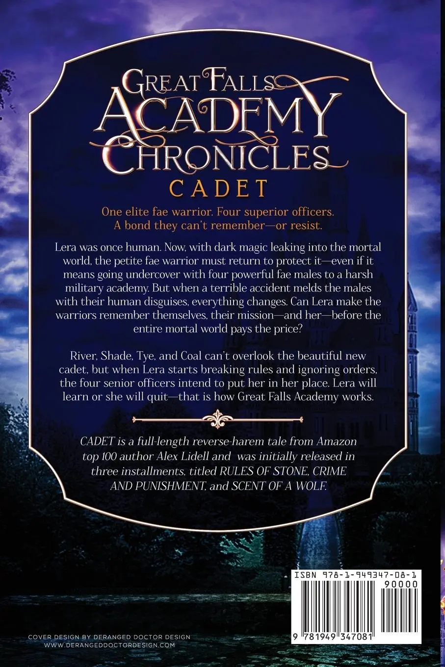 Rückseite: 9781949347081 | Great Falls Cadet | Power of Five Collection - Book 5 | Alex Lidell