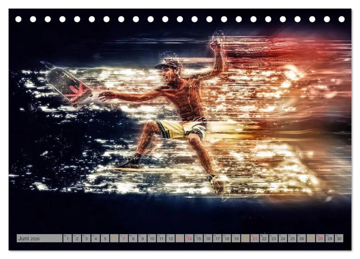Bild: 9783457877081 | Skateboarding - extrem cool (Tischkalender 2026 DIN A5 quer),...