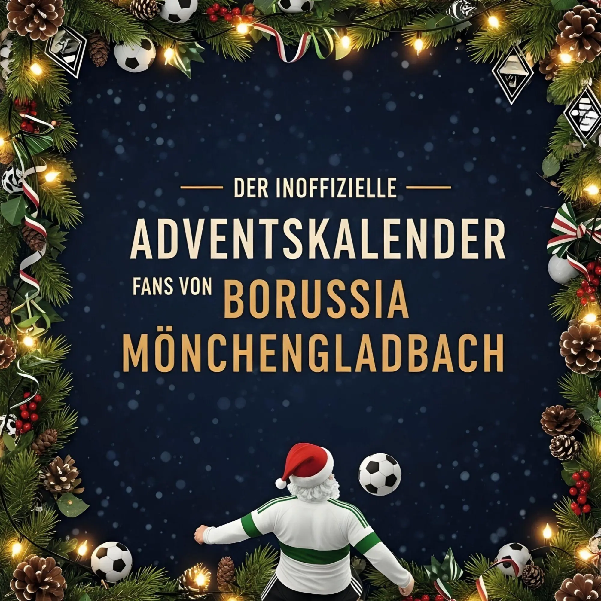 Cover: 9783695307081 | Der inoffizielle Adventskalender für Fans von Borussia Mönchengladbach