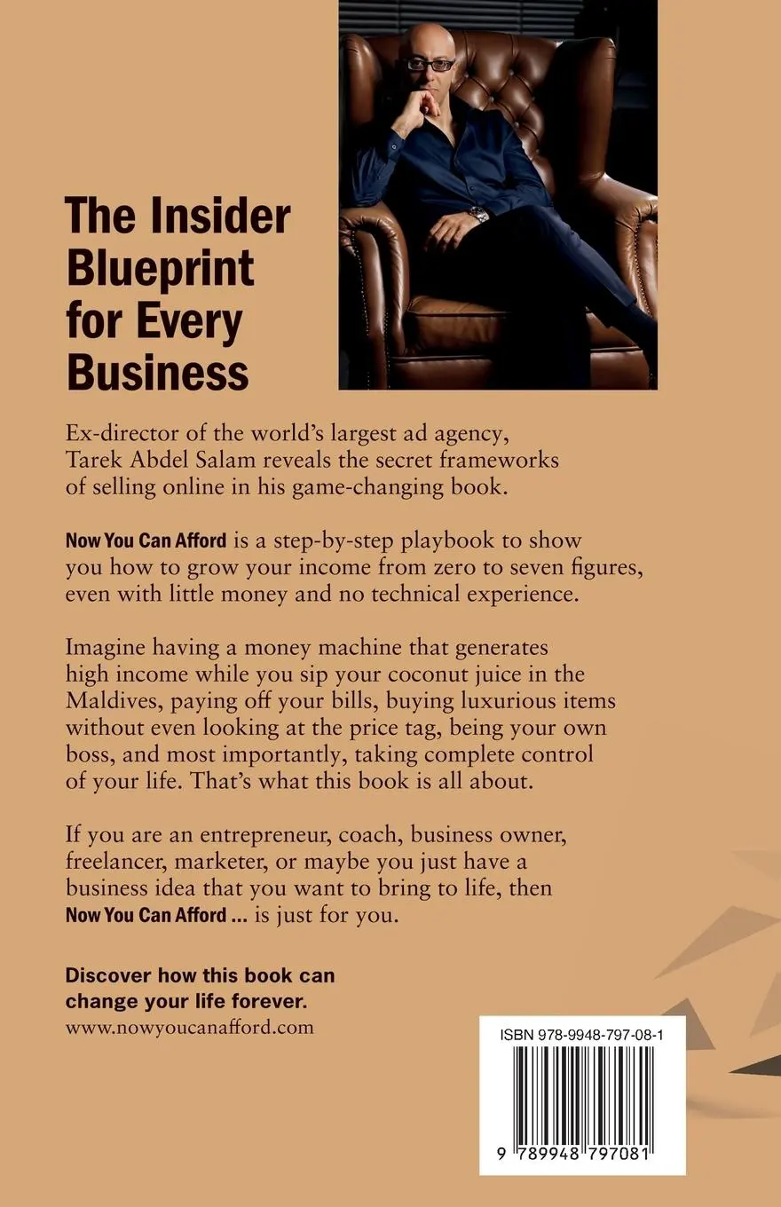 Rückseite: 9789948797081 | NOW YOU CAN AFFORD | Tarek Abdelsalam | Taschenbuch | Englisch | 2023
