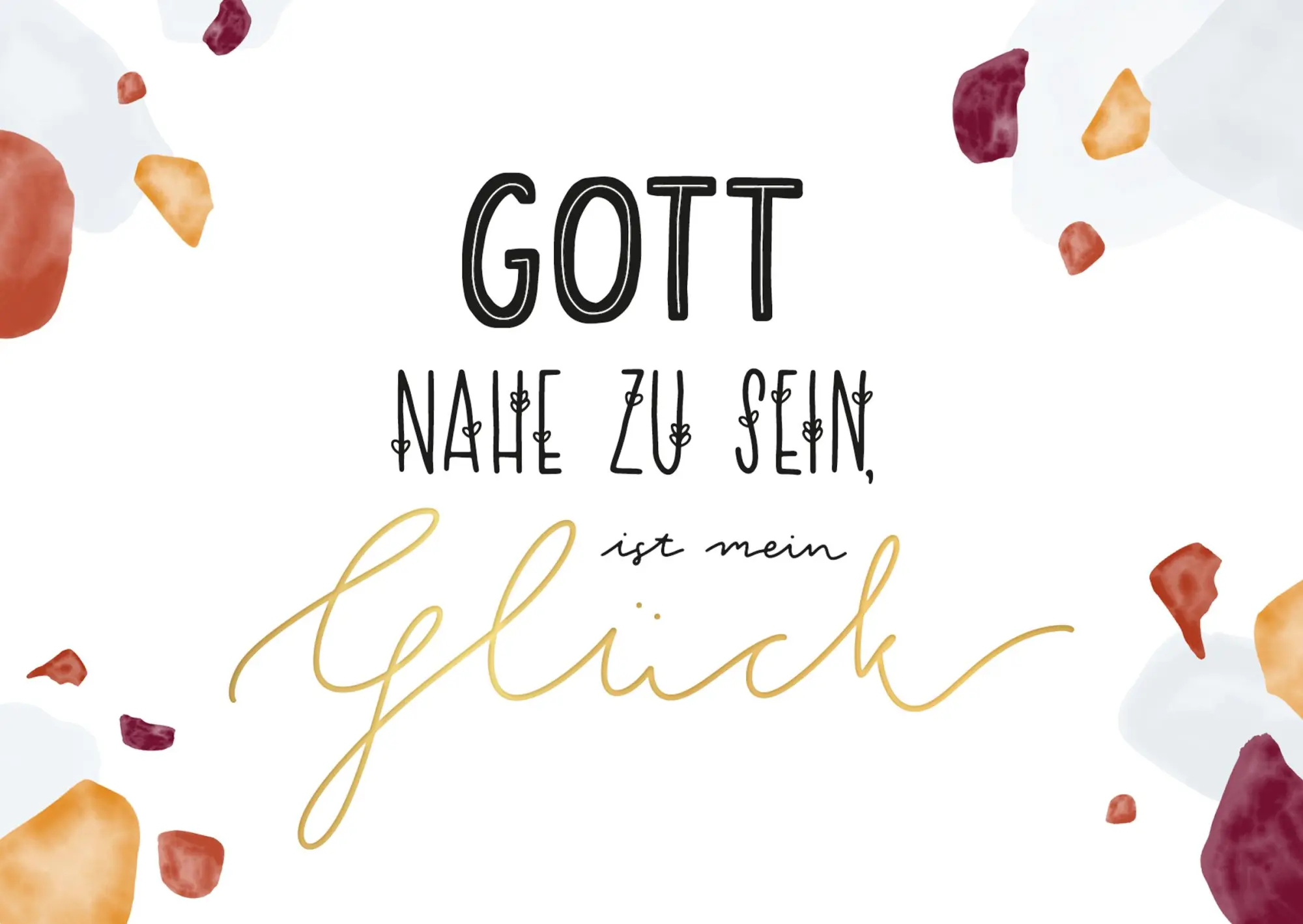 Bild: 4250222917181 | Himmelsglück | Bibel-Lettering Postkarten-Set | Annika Mengel | Buch
