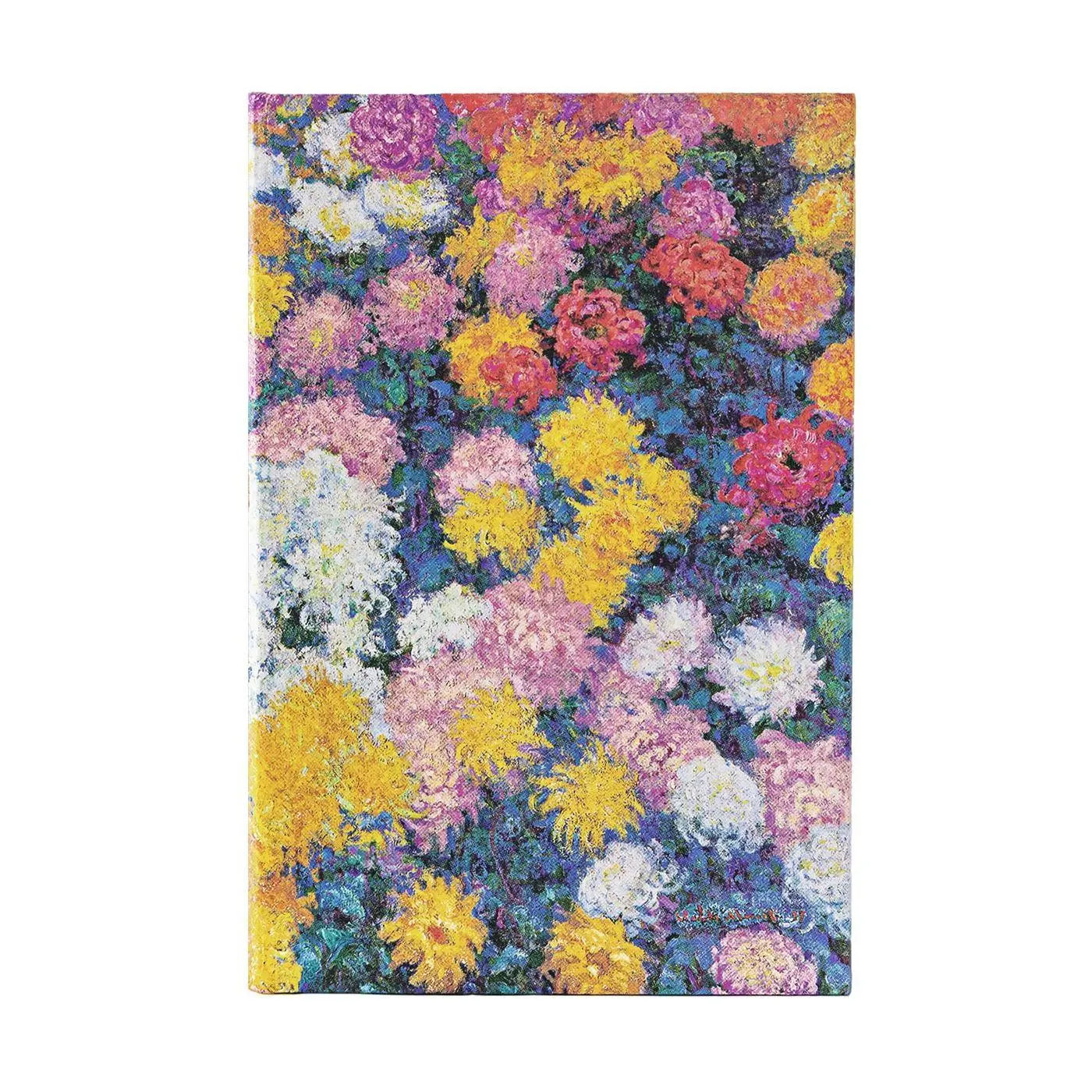 Cover: 9781439797181 | Monet's Chrysanthemums Midi Dot-Grid Hardback Journal (Elastic Band...