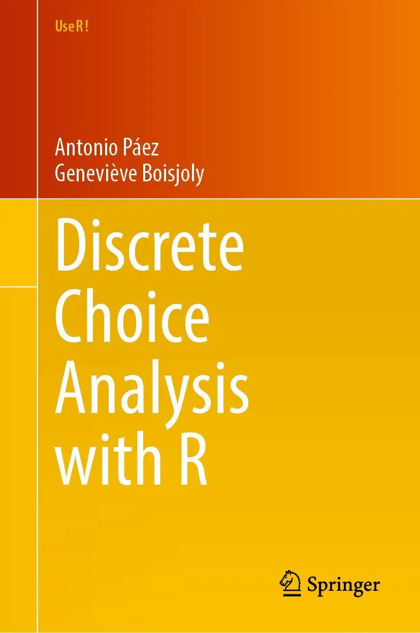 Cover: 9783031207181 | Discrete Choice Analysis with R | Geneviève Boisjoly (u. a.) | Buch