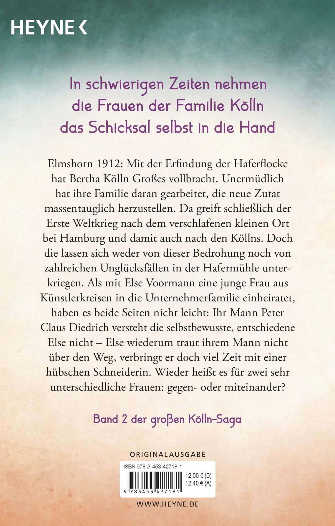Bild: 9783453427181 | Das Haus Kölln. Große Hoffnung | Roman | Elke Becker | Taschenbuch