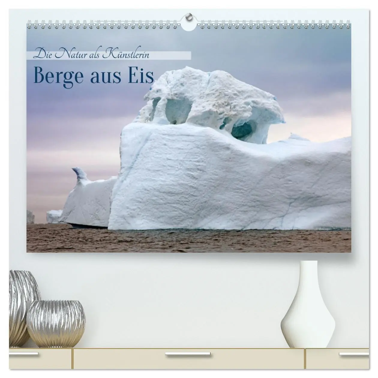 Cover: 9783457487181 | Berge aus Eis (hochwertiger Premium Wandkalender 2026 DIN A2 quer),...