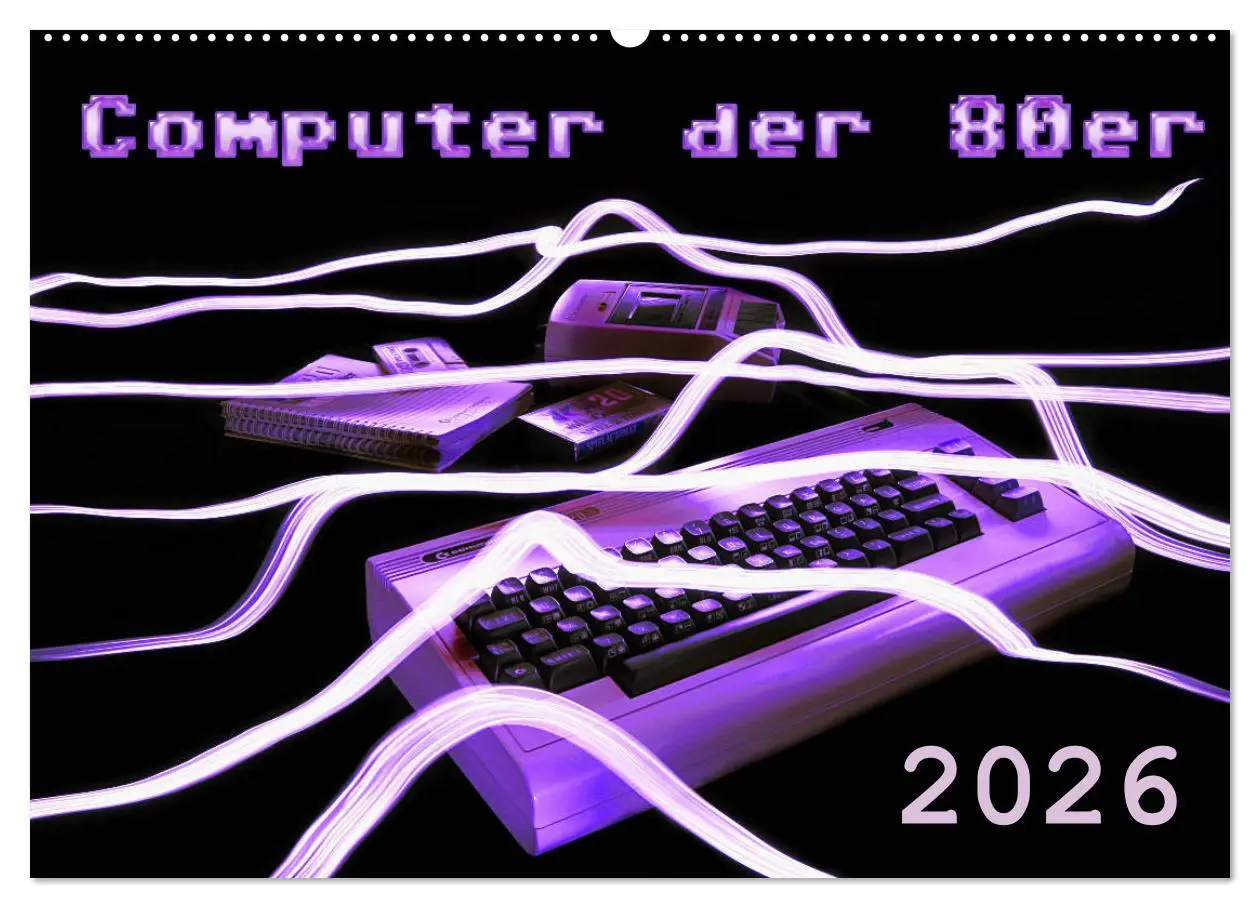 Cover: 9783457867181 | Computer der 80er (Wandkalender 2026 DIN A2 quer), CALVENDO...