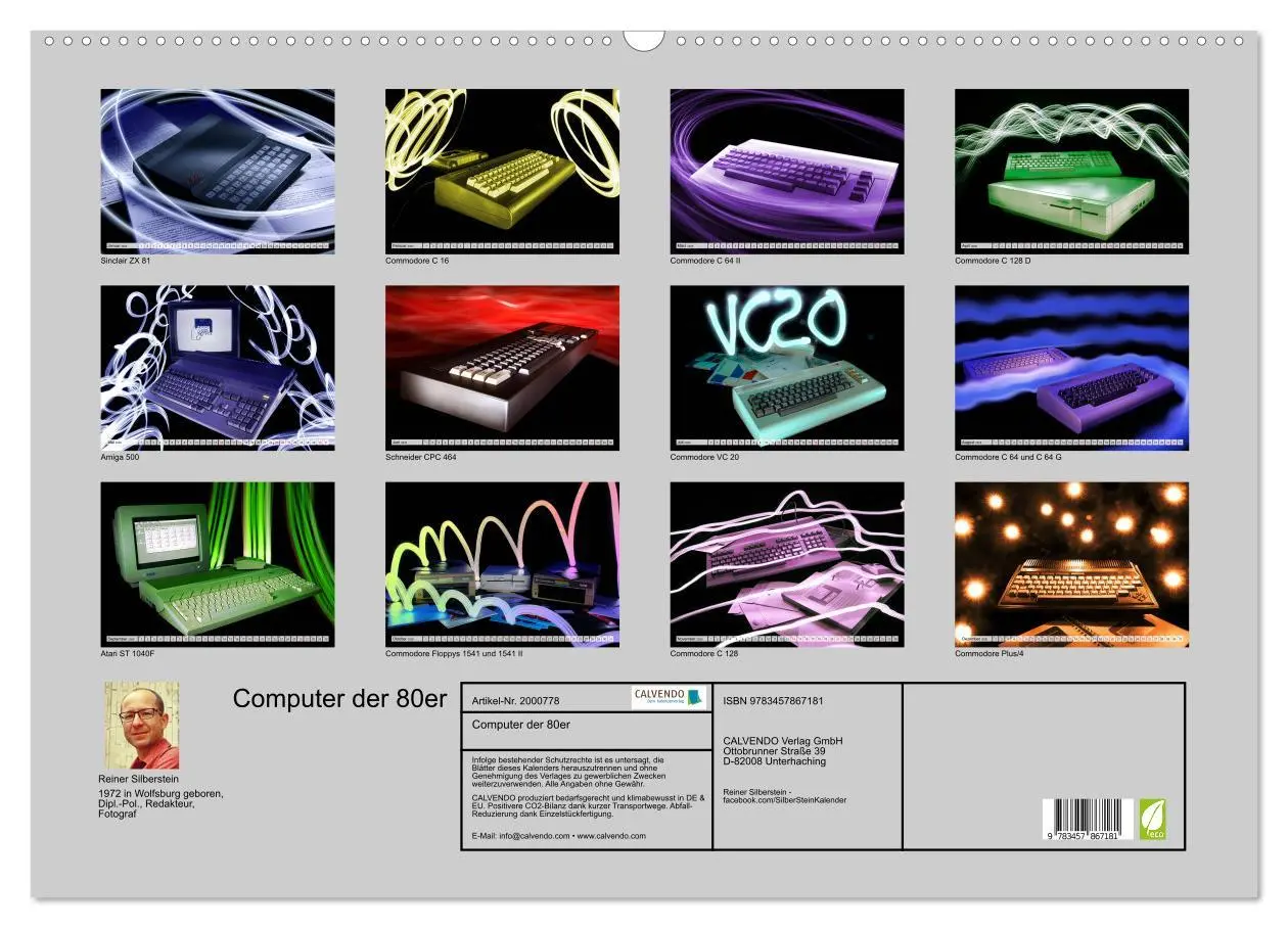 Bild: 9783457867181 | Computer der 80er (Wandkalender 2026 DIN A2 quer), CALVENDO...