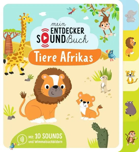 Cover: 9783741517181 | Mein Entdecker-Soundbuch - Tiere Afrikas | Nadine Püschel | Buch