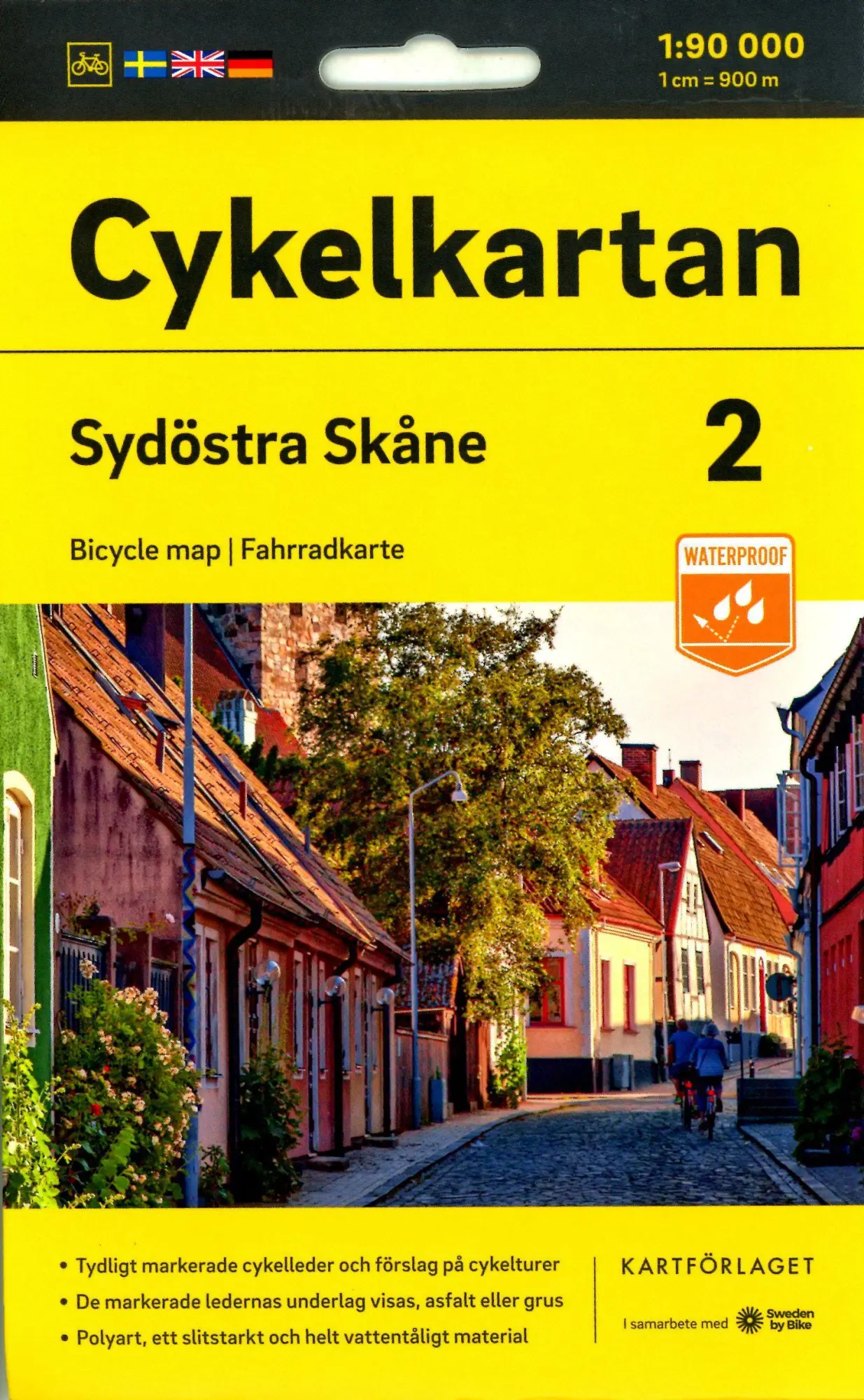 Cover: 9789189427181 | Cykelkartan Blad 2 Sydöstra Skåne 1:90000 | (Land-)Karte | Schwedisch
