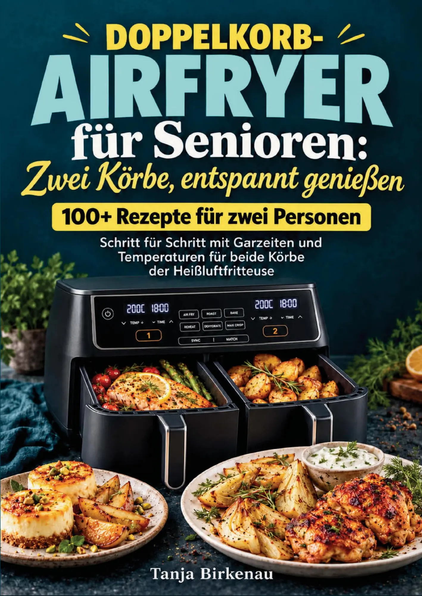 Cover: 9789403947181 | Doppelkorb-Airfryer für Senioren: Zwei Körbe, entspannt genießen