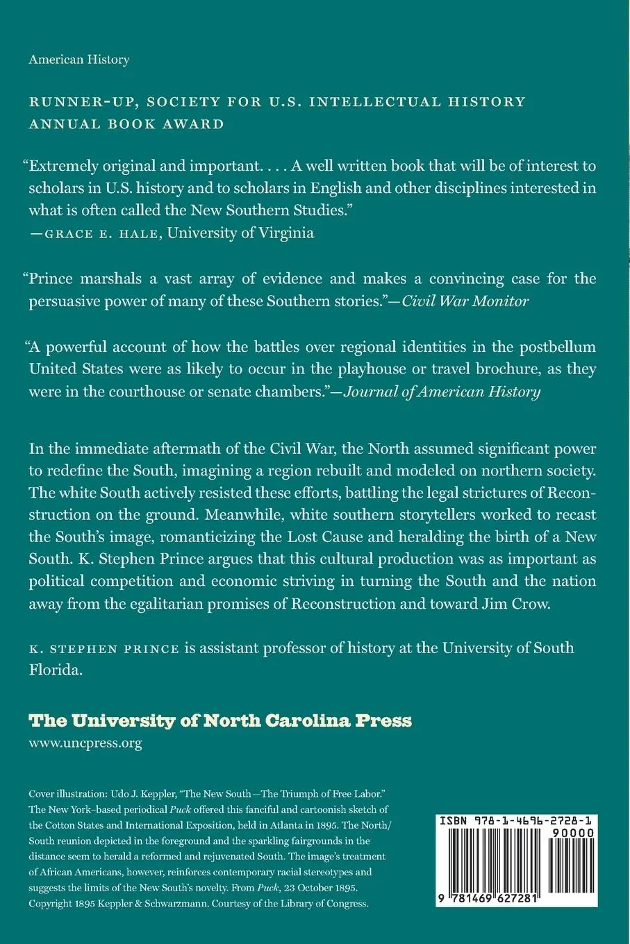 Rückseite: 9781469627281 | Stories of the South | K. Stephen Prince | Taschenbuch | Englisch