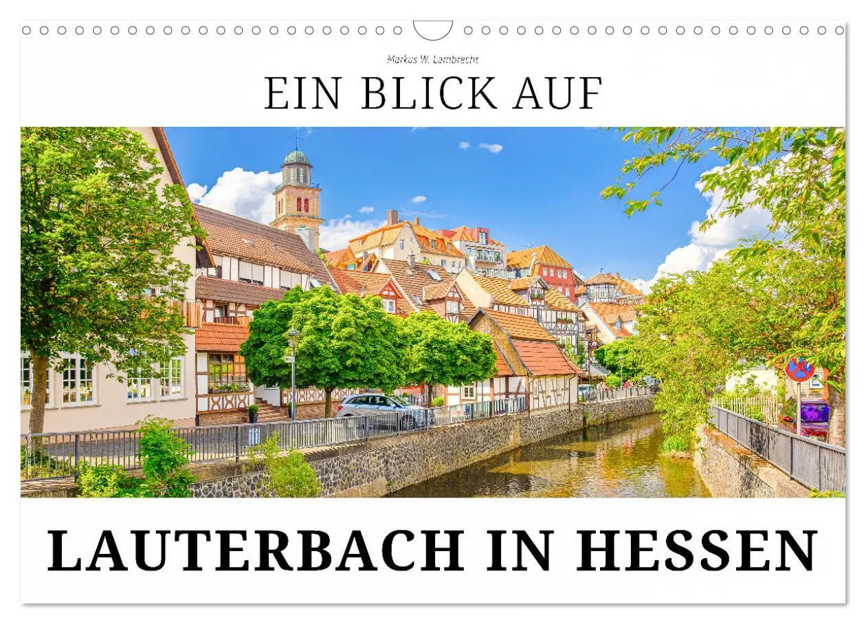 Cover: 9783457547281 | Ein Blick auf Lauterbach in Hessen (Wandkalender 2026 DIN A3 quer),...