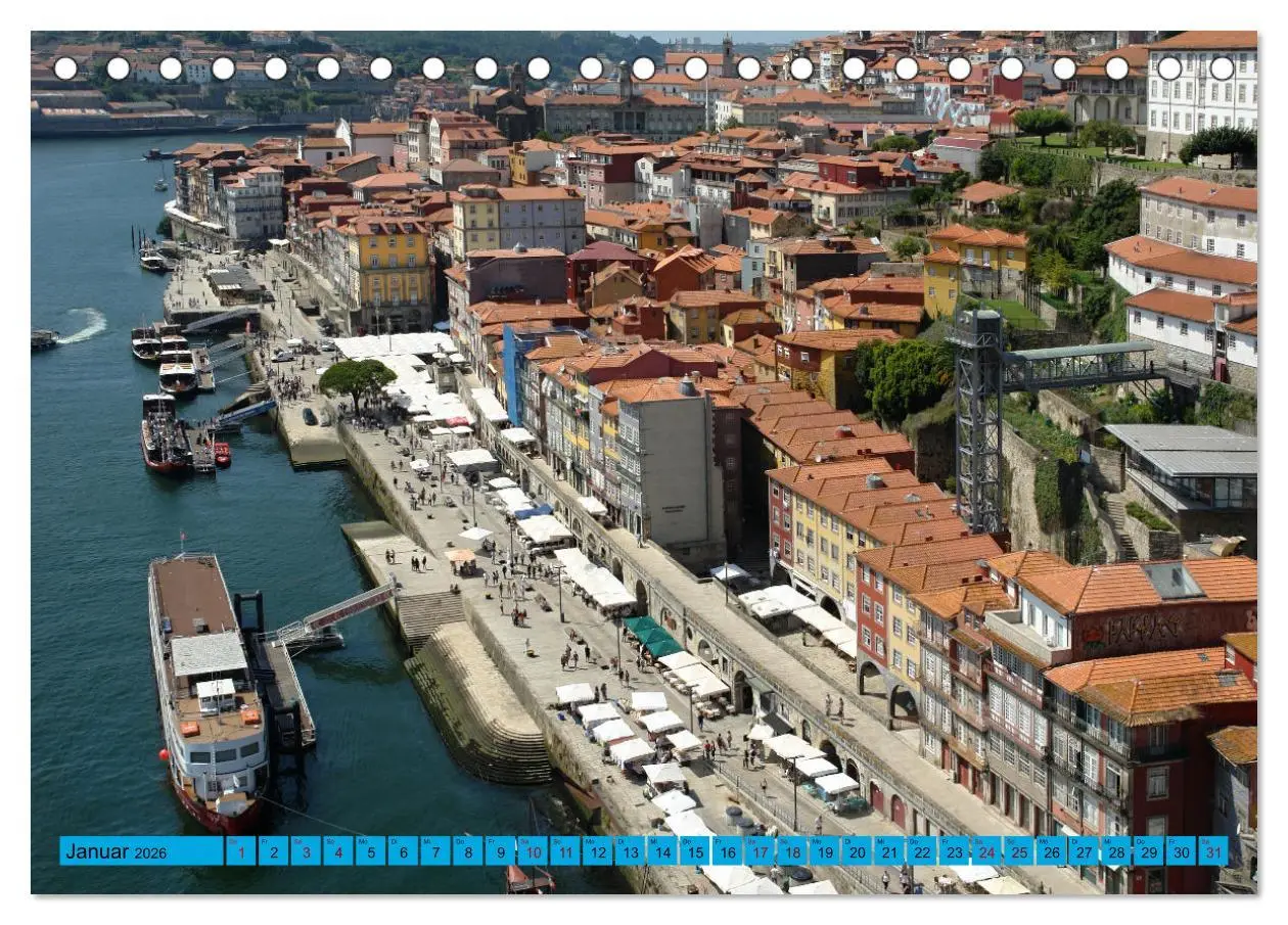Bild: 9783457617281 | Eine Reise durch Portugal (Tischkalender 2026 DIN A5 quer),...