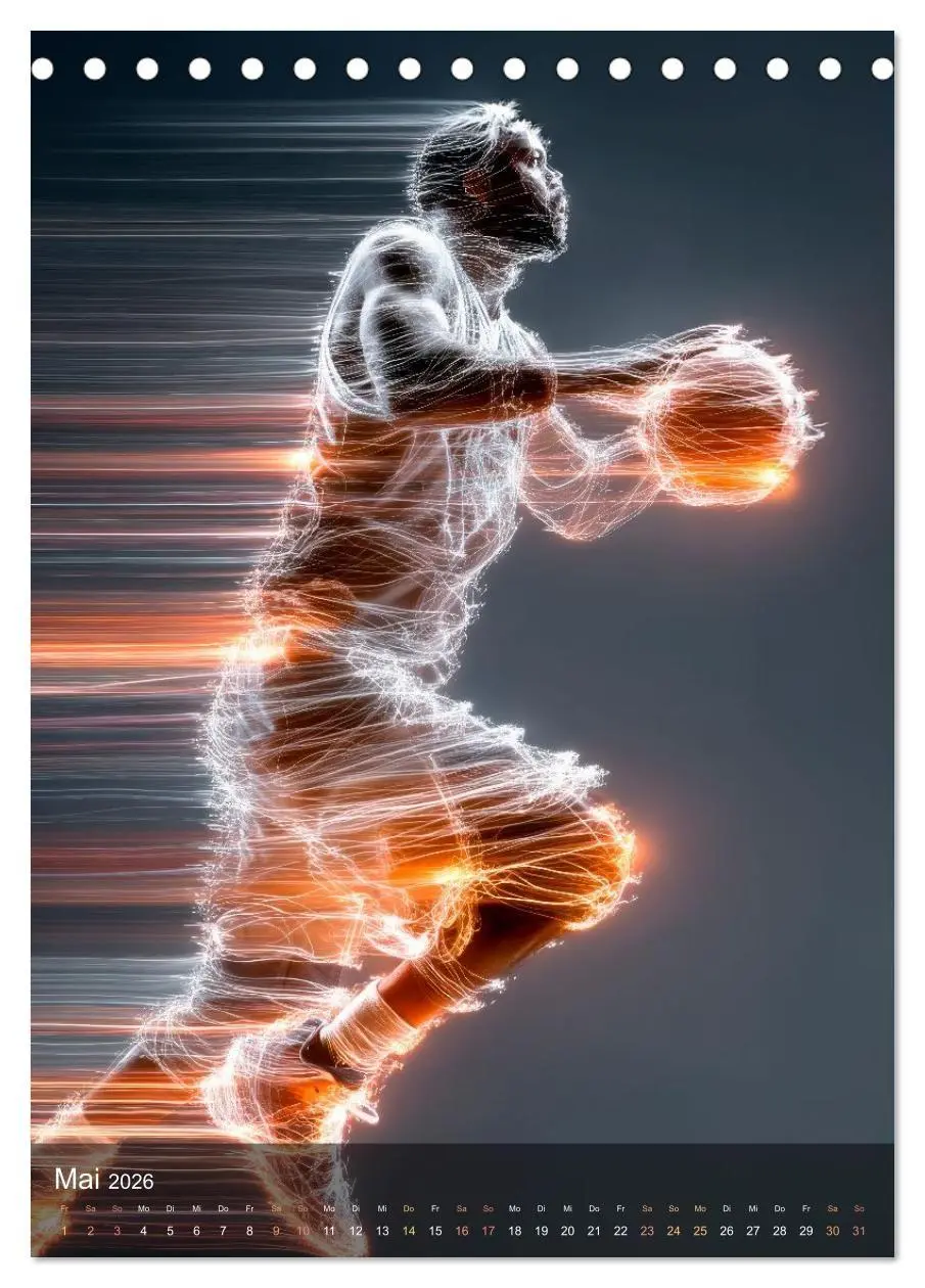 Bild: 9783516707281 | Basketball - Die visuelle Kraft des Sports (Tischkalender 2026 DIN...