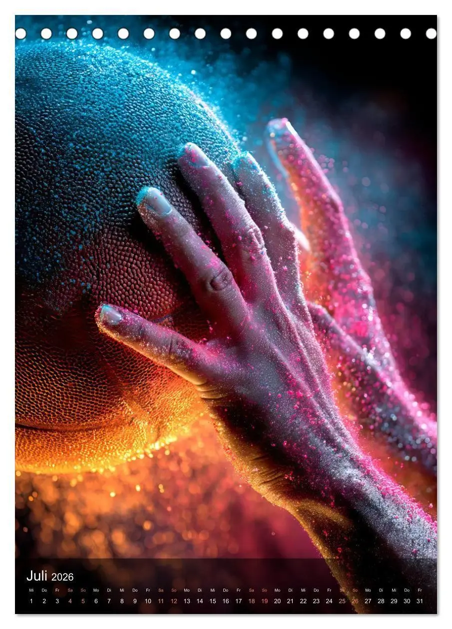 Bild: 9783516707281 | Basketball - Die visuelle Kraft des Sports (Tischkalender 2026 DIN...