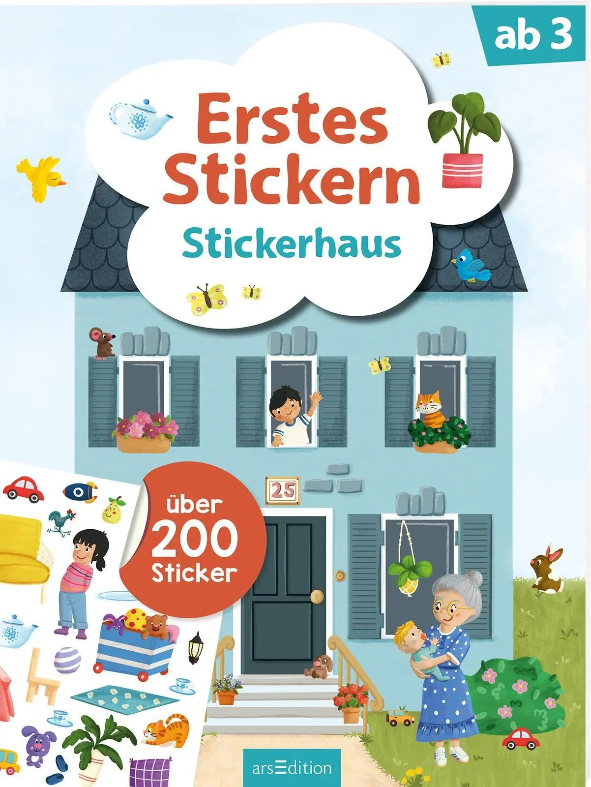 Cover: 9783845867281 | Erstes Stickern - Stickerhaus | Über 200 Sticker | Lily Baron | Buch