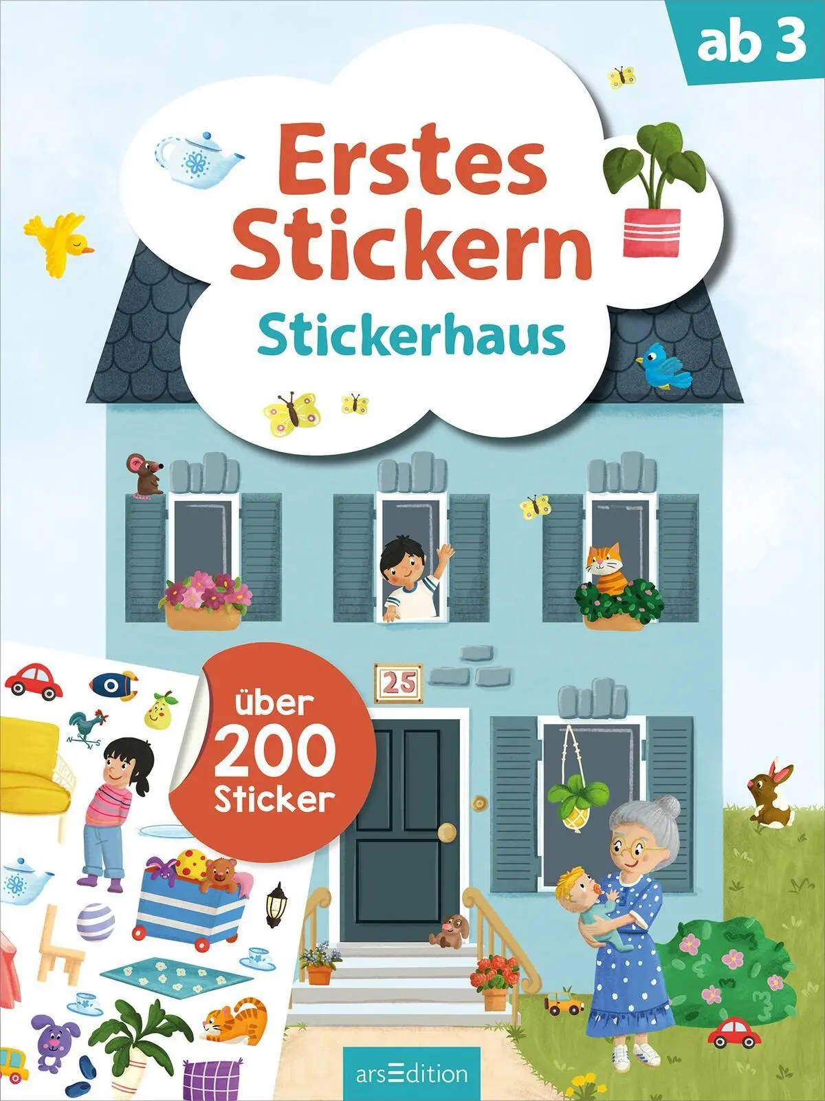 Bild: 9783845867281 | Erstes Stickern - Stickerhaus | Über 200 Sticker | Lily Baron | Buch