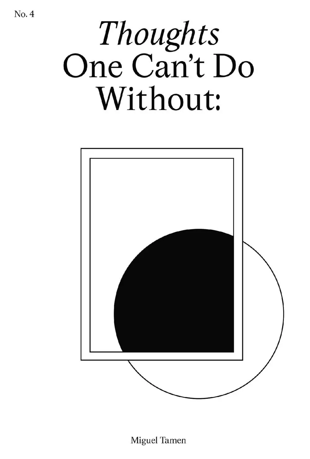 Cover: 9788894497281 | Closeness: Thoughts One Can't Do Without: No.4 | Miguel Tamen | Buch