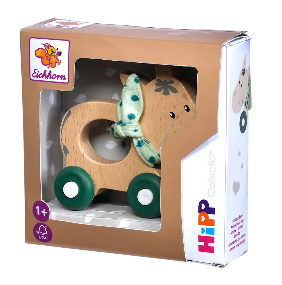 Bild: 4003046007381 | Eichhorn Baby HIPP Schiebe-Esel | Spielzeug | Touchbox | 100005867