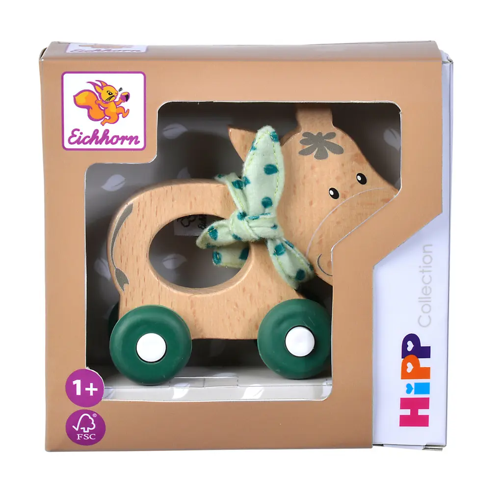 Bild: 4003046007381 | Eichhorn Baby HIPP Schiebe-Esel | Spielzeug | Touchbox | 100005867
