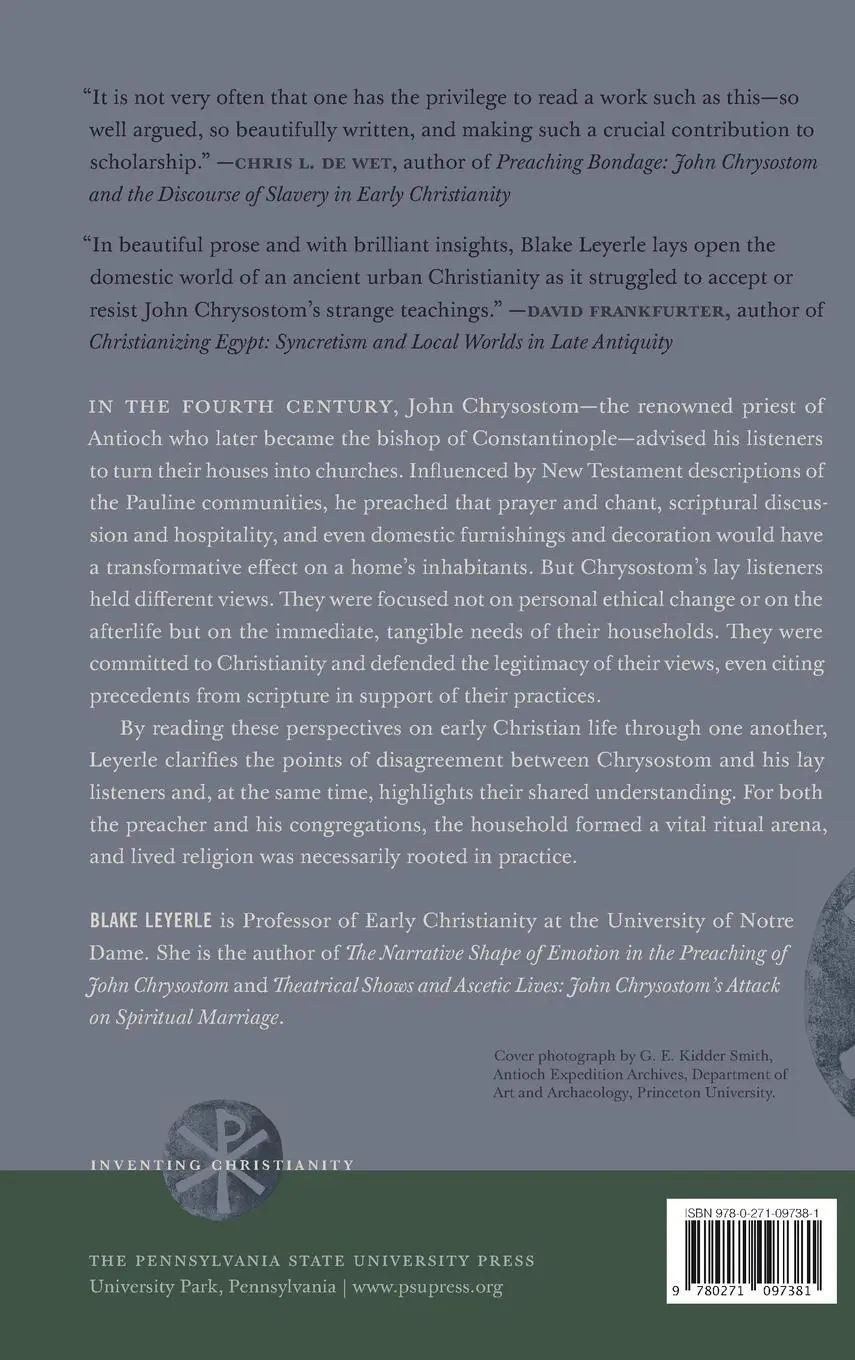 Rückseite: 9780271097381 | Christians at Home | Blake Leyerle | Buch | Einband - fest (Hardcover)