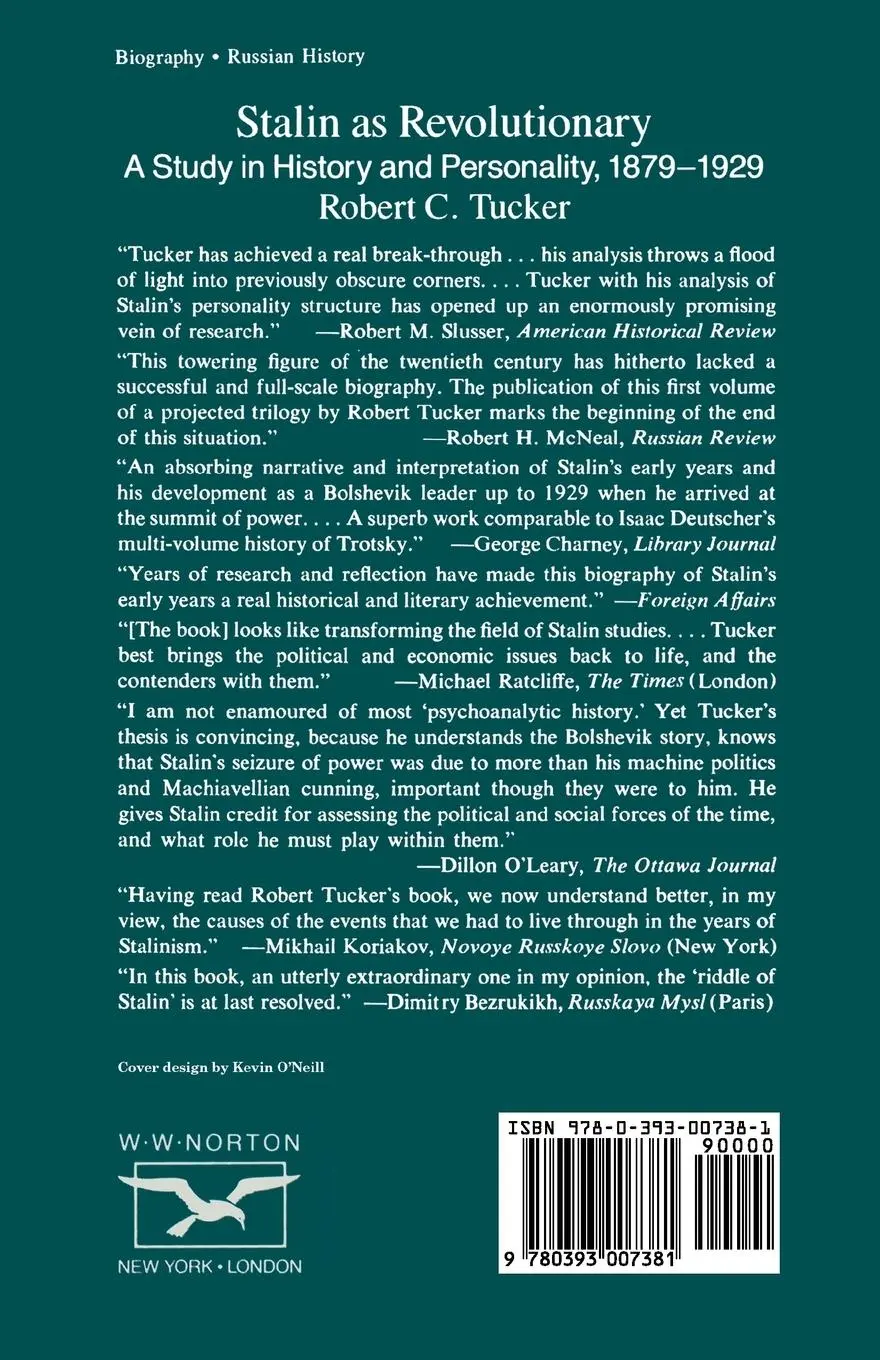 Rückseite: 9780393007381 | Stalin as Revolutionary, 1879-1929 | Robert Tucker | Taschenbuch