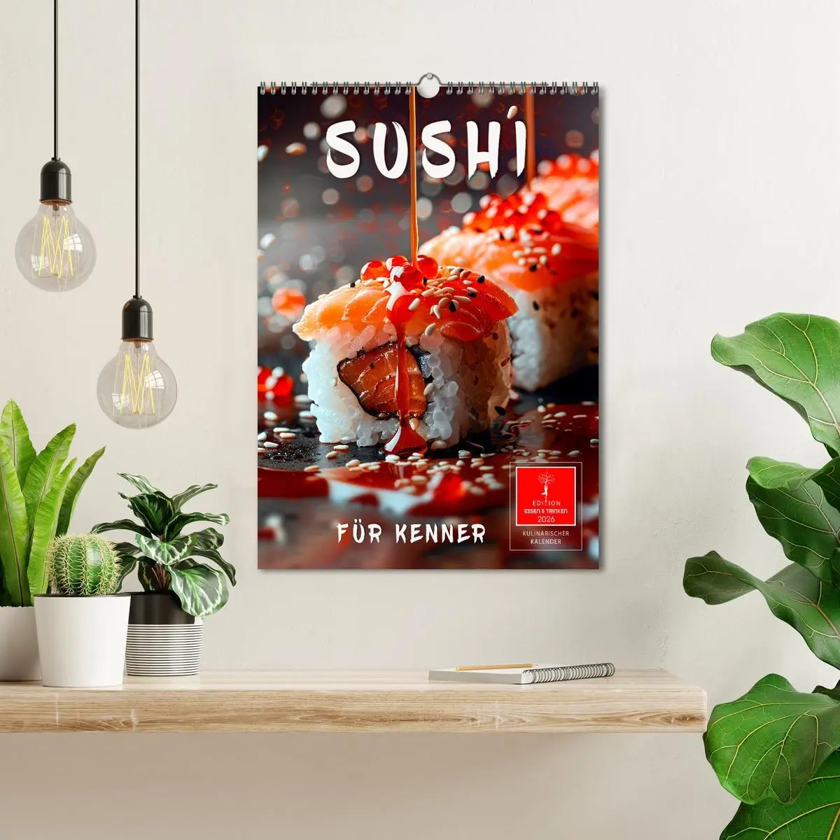 Bild: 9783516247381 | Sushi für Kenner (Wandkalender 2026 DIN A3 hoch), CALVENDO...